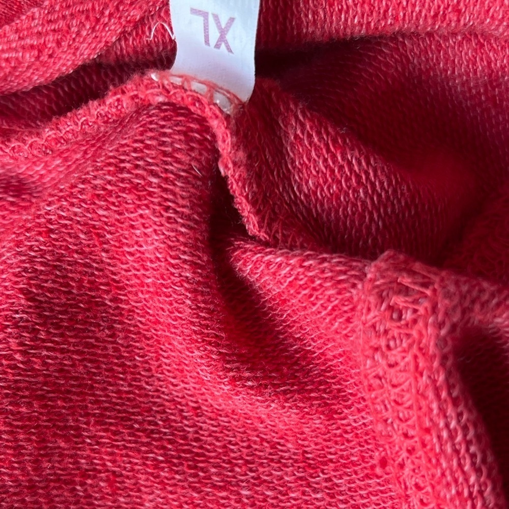 Vintage 1995 NBA Toronto Raptors Red Hoodie Sweatshirt - Picture 7 of 7